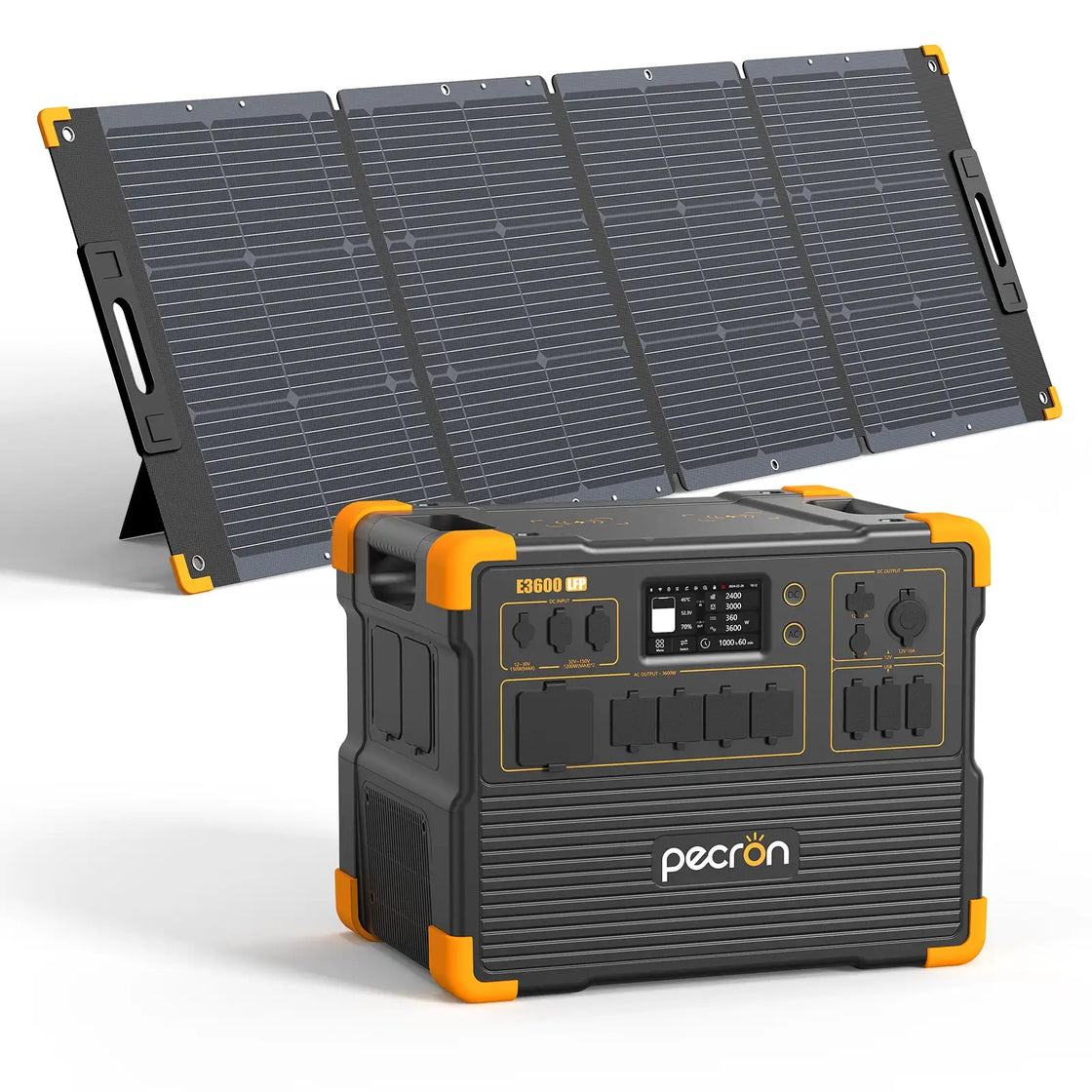 Pecron E3600LFP 3600W 3072Wh Portable Solar Power Station for Vanlife and RV