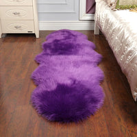 Plush Carpet Imitation Sheepskin Bedroom Wool Sofa Cushion B