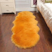 Plush Carpet Imitation Sheepskin Bedroom Wool Sofa Cushion B