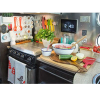 VTX-9743141 Multi-functional RV Kitchen Cabinet Large Storage Space Stainless Steel Furniture Aluminum Honeycomb Panel Accessories