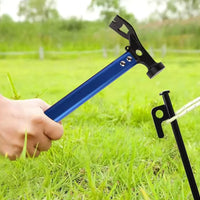 Tent Hammer, Heavy Duty Camping Hammer with Tent Stake Remov