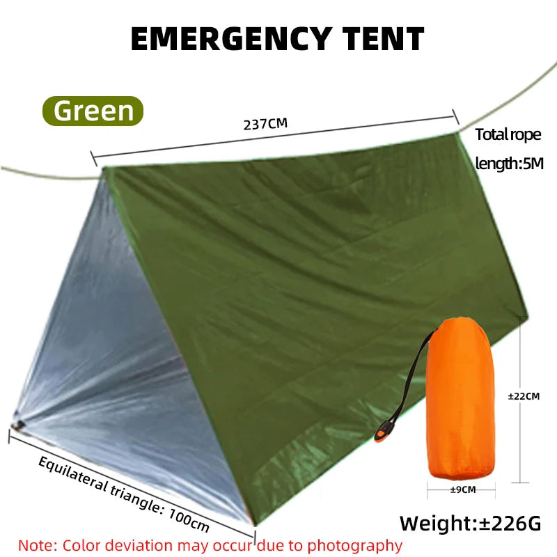 Outdoor Cold-Proof Moisture-Resistant Camping Tent for 1-2 Persons, Model GO-ET01, Nylon Fabric, Four-Season Use