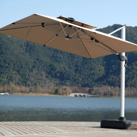 3x3m New Design Outdoor Sun LED Light Aluminum Frame Roman U