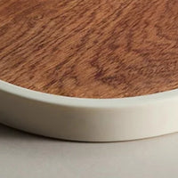 Food-Safe Wenge Wood Cutting Board, Cartoon Design, Thickene