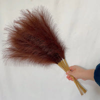 55CM Fluffy Pampas Grass Simulation Reed Hair Simulation Wed