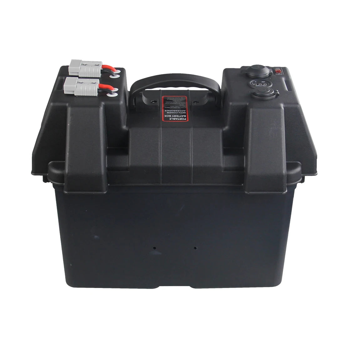 12V Dual Battery System Portable Battery Box with Dual USB Ports for RV, Van, SUV, ATV, Truck, and Marine