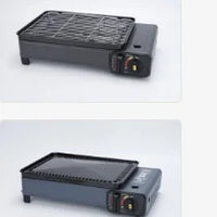 VTX-0776229 Outdoor BBQ Portable Gas Stove Foldable Windproof Propane Butane Grill Automatic Barbecue Plate Simple Style Iron