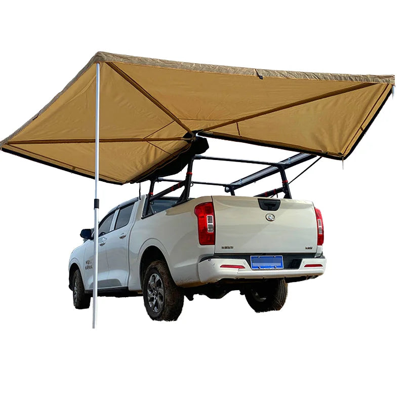 270 Degree Car Side Awning Tent Outdoor Camping SUV Sun Rain Shelter Aluminum Alloy