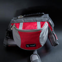 VTX-4387877 Adjustable Outdoor Hiking Pet Dog Backpack Oxford Material Zipper Solid Harness Carrier Travel Fashionable Comfortable