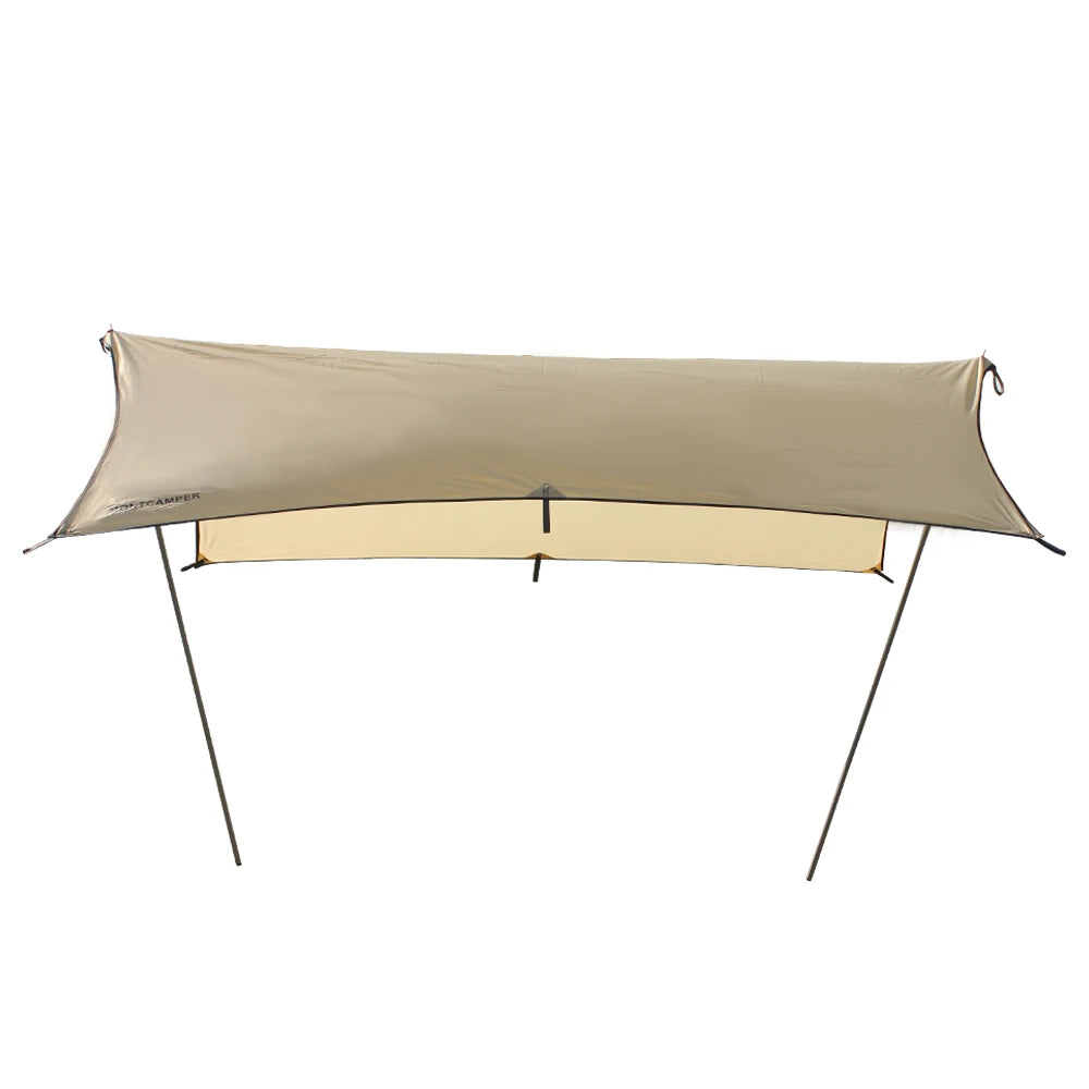 Outdoor Polyester Ultralight Waterproof Fly Sheet Camping Sunshade for 1-8 Persons