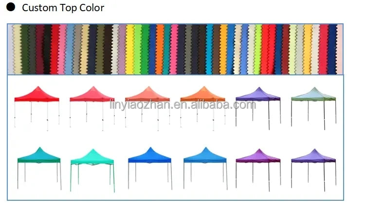 Outdoor Pop Up Canopy Tent 3x6m Waterproof Foldable with Custom Logo Printing