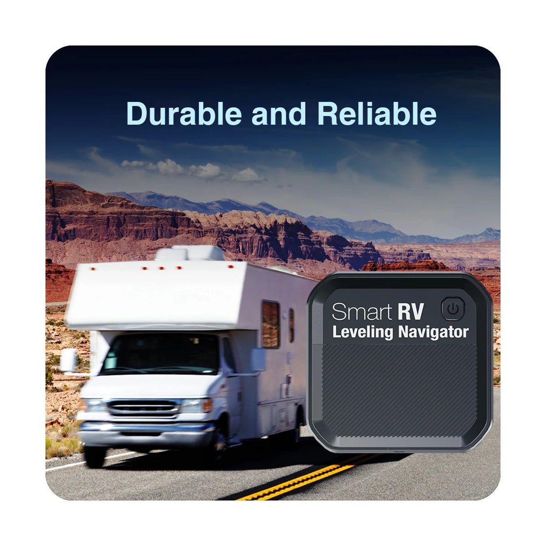 RV Leveling System with App Control for Travel Trailers and Campers, Model RVS01, Wireless Operation, High-Precision Sensors, Easy Installation