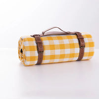 Oversized 2x2m Family Picnic Blanket: Waterproof Oxford Mat