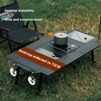 Outdoor Ultra-Light Aluminum Alloy Tactical Table-2-Fold 5-U