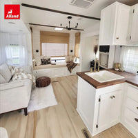 VTX-9677605 AllandCabinet Minimalist Modular Eco-Friendly Weather Proof RV Camper Kitchen Cabinets Plywood Storage Units Home