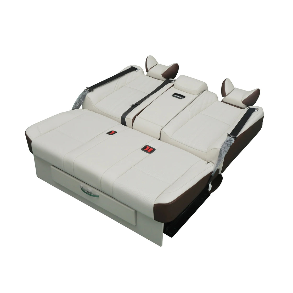 Luxury Electric Motorized Leather Car Back Seat for MPV, VAN, RV, Limousine, and Campervan