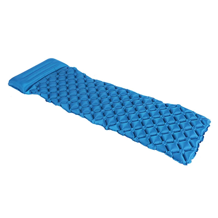Ultralight Inflatable Sleeping Pad Self-Inflating Mattress for Camping and Hiking, Nylon TPU Coated, 183x65x5.5cm