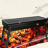VTX-1038373 Portable Outdoor Smokeless Folding Charcoal BBQ Grill Small Home Garden Oven Machine Barbecue Accessories Kitchen
