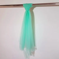 Swiss Dot Tulle Chair Sashes Organza Chair Back Bow Sheer Ya