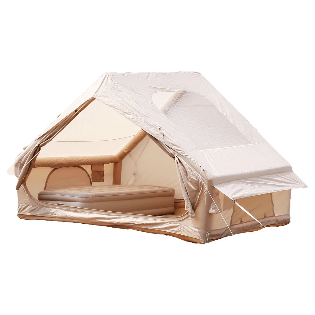 Large Skylight Inflatable Tent for 3-4 Persons, Waterproof Oxford Fabric, Quick Setup, UV-Resistant, Portable for Camping and Outdoor Activities