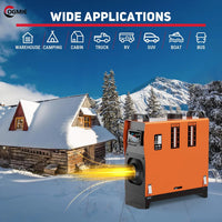 VTX-4330661 OGMIE well-made Full Set Parking Air Heater 12V 24V AC System Conditioner Fan Gasoline Caravan Truck Diesel Heating