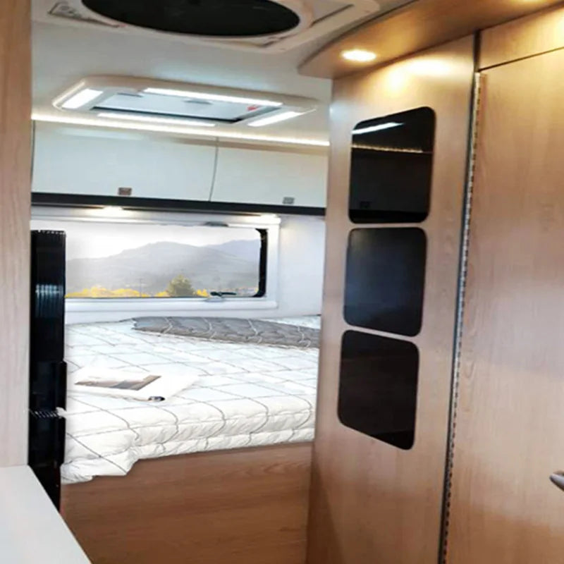 Large Living Space RV Caravan Motorhome, Max Payload 3455kg, Size L6200*W2100*H2850, Indoor Kitchen, White