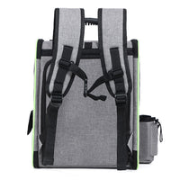 VTX-3746213 Cat & Small Dog Outdoor Portable Lightweight Expandable Pet Travel Double-Shoulder Backpack Zipper Closure Home Decor