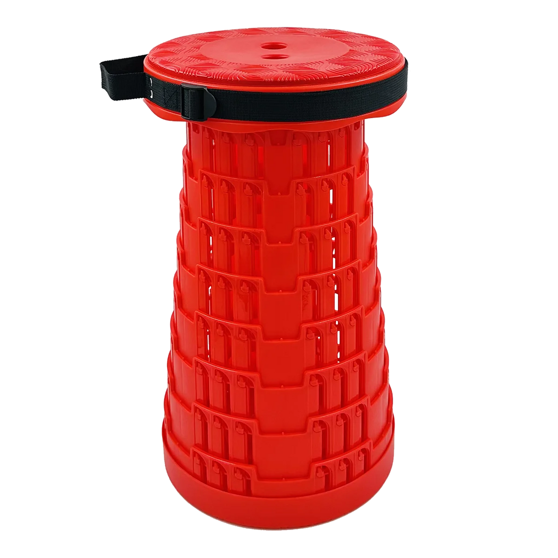 Telescopic Stool with Cushion, 660lb Capacity, Lightweight and Foldable for Outdoor and Indoor Use