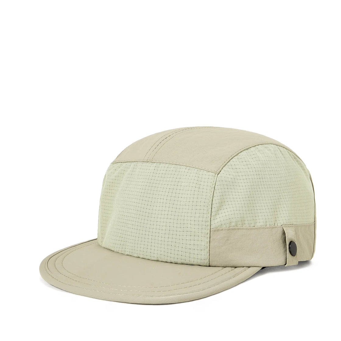 Unisex Five-Panel Mesh Snapback Baseball Cap for Outdoor Sports and Camping