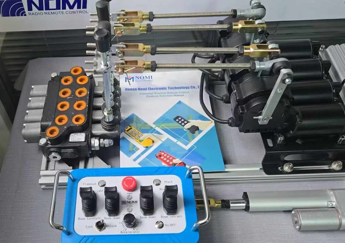 IP65 Waterproof Hydraulic Joystick Proportional Valve Remote Control Kit for Crane Loader Truck NM-002