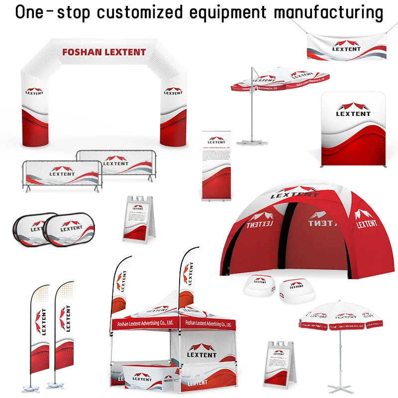 Durable Aluminum 10x10 Outdoor Trade Show Canopy Tent with Custom Logo Print