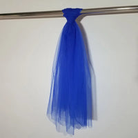 Swiss Dot Tulle Chair Sashes Organza Chair Back Bow Sheer Ya