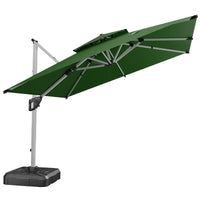 VTX-1971365 Modern Design Waterproof Windproof UV Protect Dining Garden Terrace Sunshade Patio Umbrella Base Villa Pool Courtyard