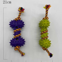 VTX-0595109 Well-made Rubber Rope Pet Toys Highly Interactive Hard Bite-resistant Chew Dog Plush Eco-Friendly Home Decor Gifting