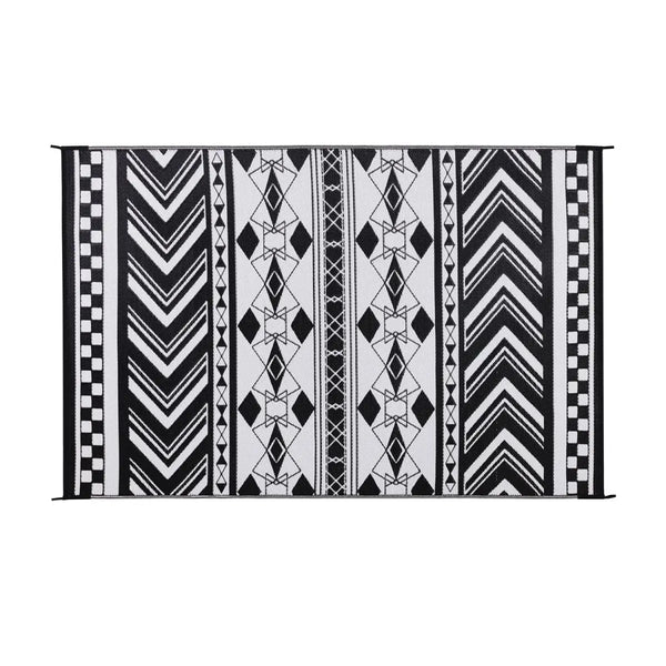 VTX-3806373 9'x12' Indoor/Outdoor Area Rug Waterproof Woven Polypropylene Carpet Camping RV Patio Porch Deck-for Outdoor & Indoor