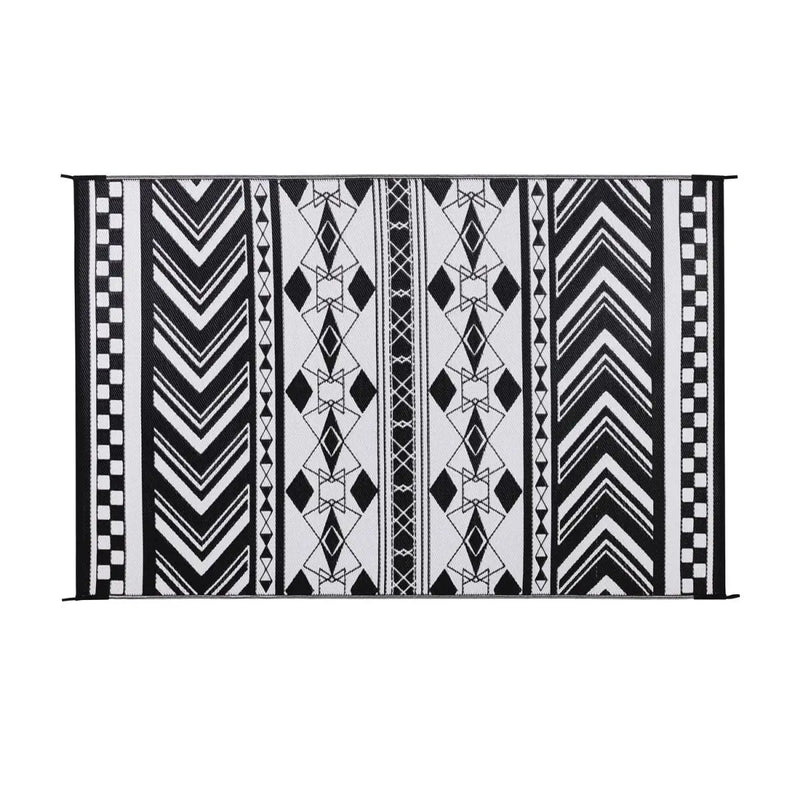 VTX-3806373 9'x12' Indoor/Outdoor Area Rug Waterproof Woven Polypropylene Carpet Camping RV Patio Porch Deck-for Outdoor & Indoor