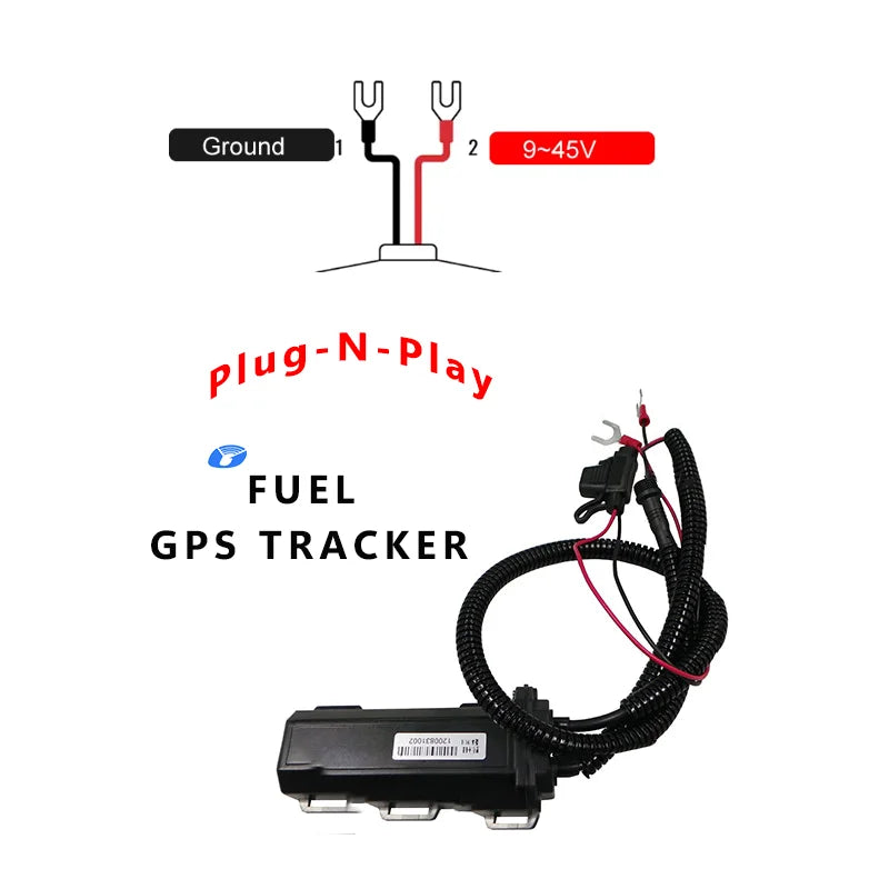 4G GPS Fuel Monitoring System UM778 for Trucks and Cars - Waterproof, Dashboard Placement, Dual Tank Support
