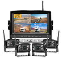 VTX-7940901 Digital Wireless 7 Inch Touch Screen Loop Recording Video DVR Monitor Heavy Duty RV Backup Cameras Night Vision