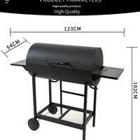 VTX-0907301 Large Double-Sided Folding Metal BBQ Grill Patio Home Stay Camping Commercial Camp Outdoor Rack Kitchen Cooking