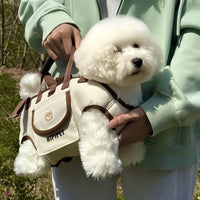 VTX-6714405 Outdoor Pet Breathable Portable Crossbody One-Shoulder Backpack Carrier Dog Harness Polyester Home Decor Gifting Patio