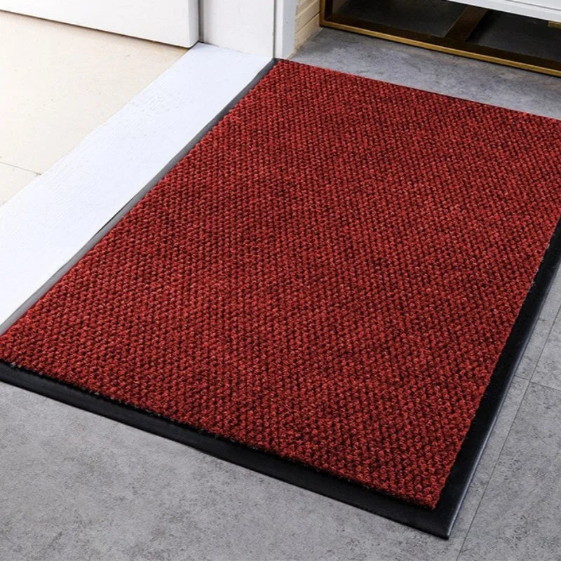 Outdoor PVC Floor Carpet Rug, High Absorbent Polyester, Non-Slip Entryway Mat, Rectangle Shape, Modern Style, 40x60cm, 45x70cm