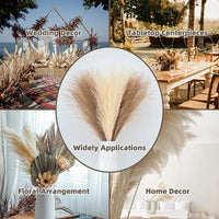 55CM Fluffy Pampas Grass Simulation Reed Hair Simulation Wed