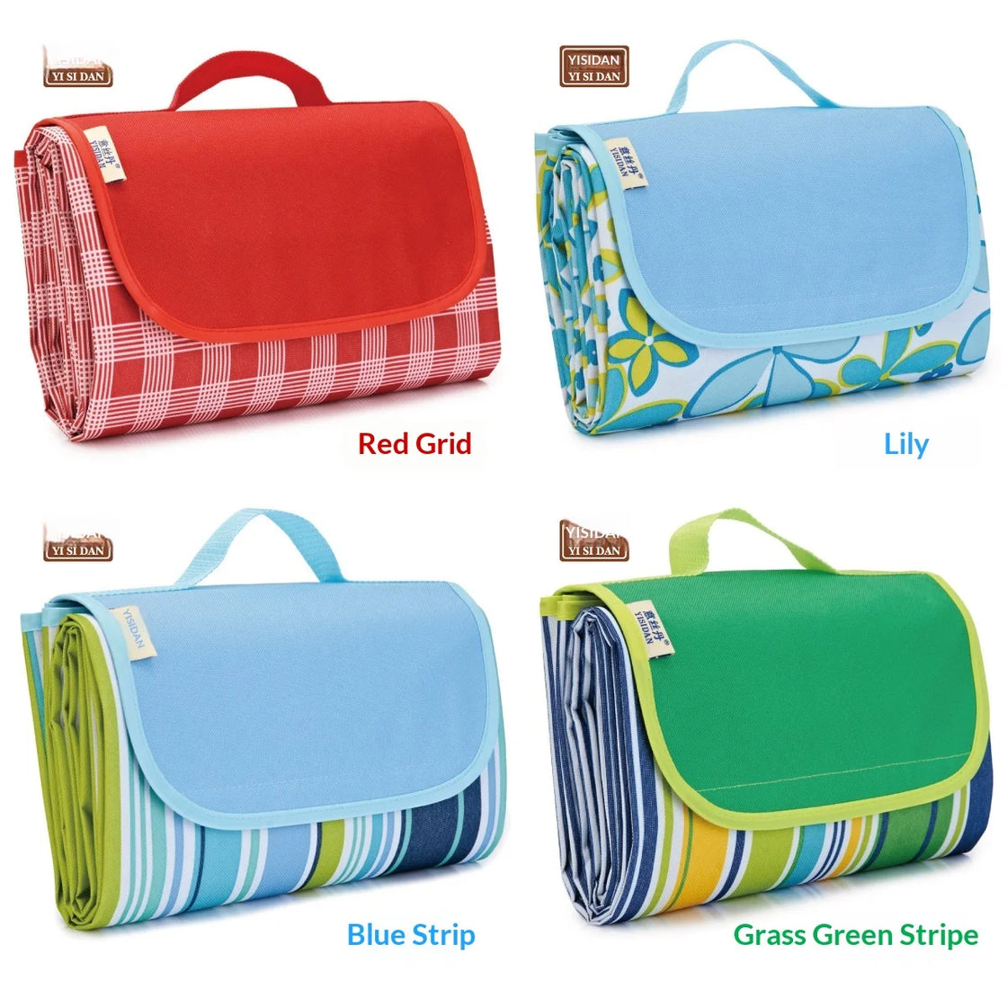 Portable Moisture-Proof Outdoor Picnic and Camping Mat, Rectangle Shape, Spring/Summer Use
