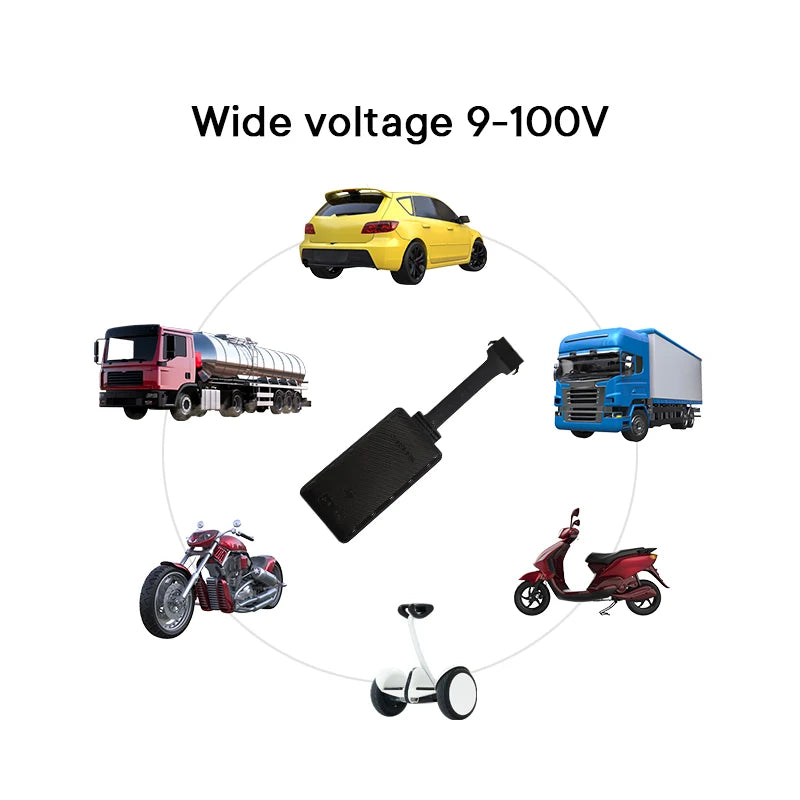 4G GPS Tracker with Multi-Protocols, Real-Time Positioning, Geofence, and ACC Detection for Vehicles and Motorcycles