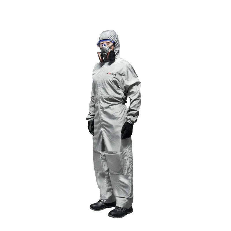 Safety Working Uniform Suit, Anti-static, Waterproof, Polyester, Blue, Size S-3XL, Model KR200