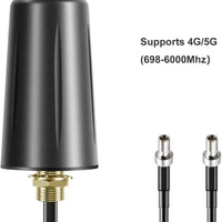 VTX-8563493 Waterproof 4G LTE 5G TS9 Omnidirectional MIMO Antenna Model SK405 Connector Compatible Netgear Nighthawk Routers RV