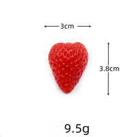 KI liangpeng Simulation PVC fruit block Strawberry Hami melo