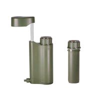 VTX-5908901 Portable Outdoor Hand Pump Camping Water Filter Purifier Booster Replaceable Carbon 0.01 Micron Hiking Travel Picnic