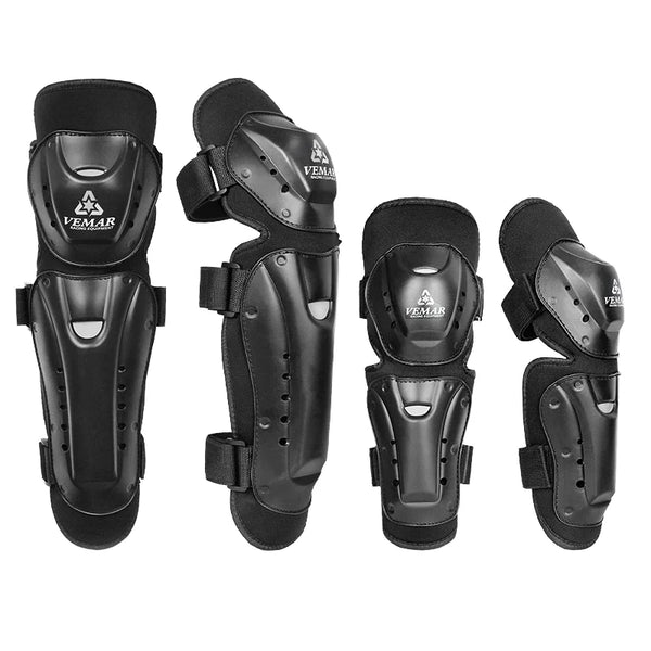 VTX-0743461 Professional Protection Non-Skid Thin EVA Elbow & Knee Pads Shock Absorption Motorcycle/Skiing/Bicycle/Outdoor Sports