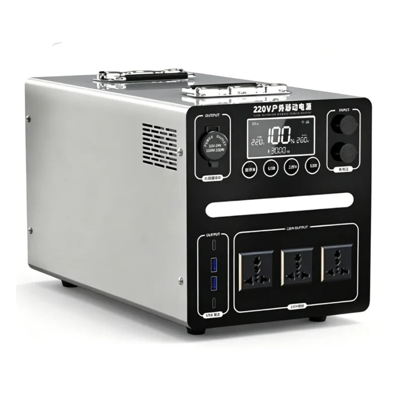 Portable Energy Storage Battery 220V 1000W-9000W for RVs, Camping, and Emergency Backup